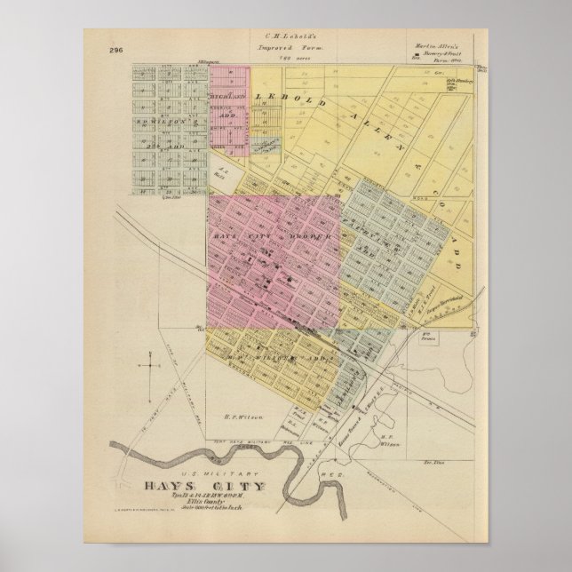 Hays City, Kansas Poster (Framsidan)