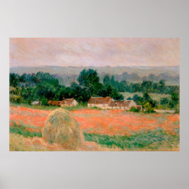 Haystack at Giverny - Claude Monet - 1886 Poster