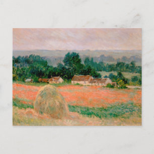 Haystack at Giverny - Claude Monet - 1886 Vykort