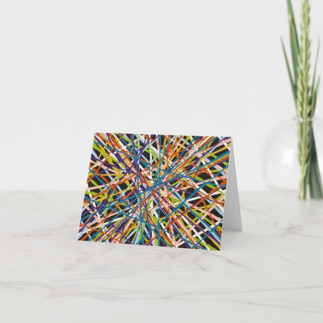 Haystack i Black Blank Notecard Kort (Framsida)