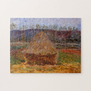 Haystack i Giverny Monet Fine Art Pussel