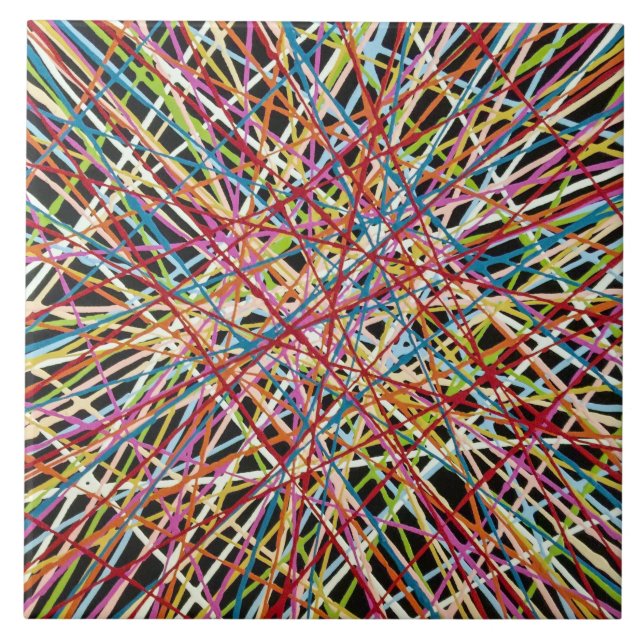 Haystack i Red 6 x 6 Ceramic Tile Kakelplatta (Framsidan)