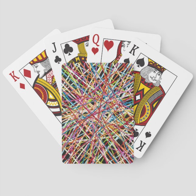 Haystack i Röda uppspelningskort Casinokort (Baksidan)