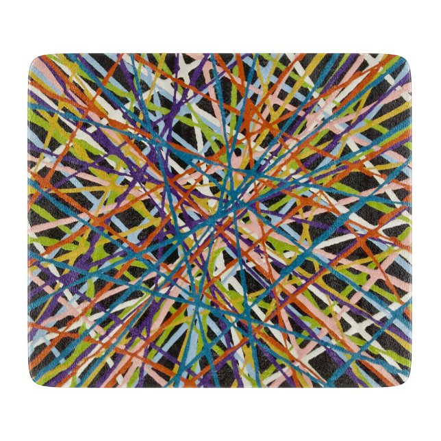 Haystack i svart 6 x 7 dekoglas (Framsidan)