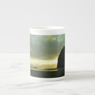 Haystack Sten, Cannon Beach eller.Specialitet Mugg Benporslin Mugg