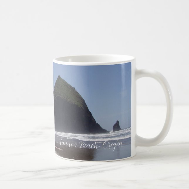Haystack Sten cannon strand Oregon Kaffemugg (Höger)