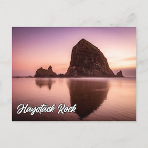 Haystack Sten, Kusten of Oregon, USA Vykort