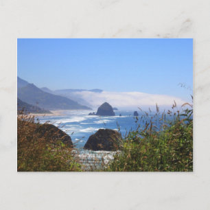 Haystack Sten Oregon Kusten vykort