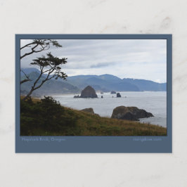 Haystack Sten, Oregon Meddelande Vykort