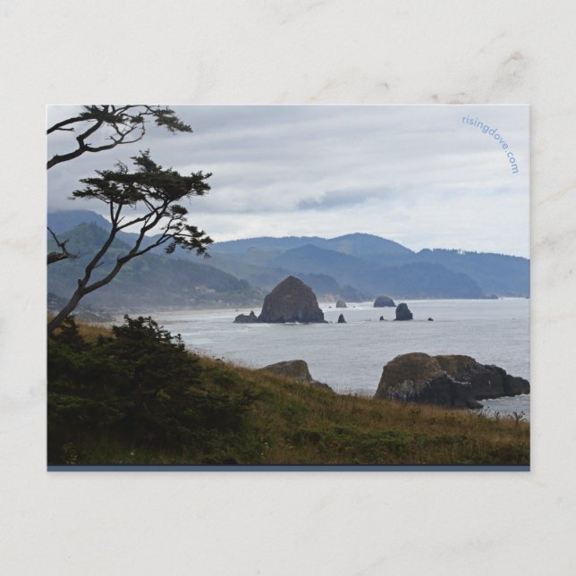 Haystack Sten, Oregon-vykort Meddelande Vykort (Framsida)