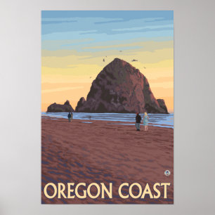 Haystack Sten Vintage resor Poster