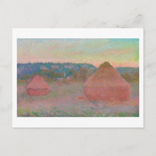 "HAYSTACKS, AUTUMN" 1890-91 CLAUDE MONET VYKORT