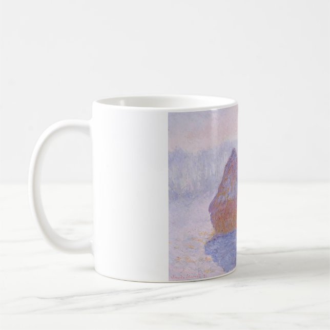 Haystacks av Claude Monet Kaffemugg (Vänster)