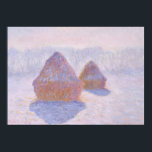 Haystacks av Claude Monet Poster<br><div class="desc">Oscar-Claude Monet (UK: /ˈmɒ neɪ/, USA: /moʊɪ, Millaˈ-/, Fransk: [klod makenexi]; 14 november 1840 - 5 december 1926) var en Fransk målare och grundare av en imponerande målning som ses som en nyckel föregångare till modernisering, särskilt i hans försök att måla naturen enligt hans uppfattning[1]. Under sin långa karriär var...</div>