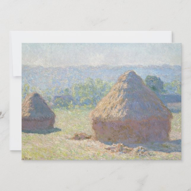 Haystacks End of Summer Claude Monet (Framsida)