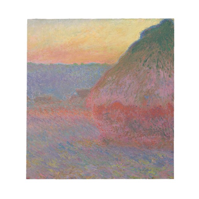 Haystacks (från Claude Monet) Anteckningsblock (Framsida)