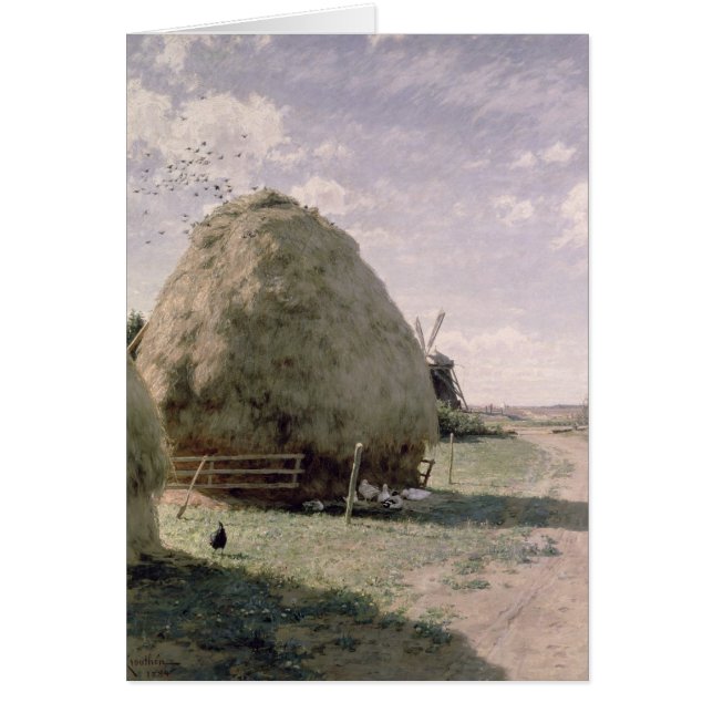 Haystacks Hälsningskort (Framsidan)