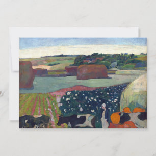 Haystacks i Bretagne Paul Gauguin