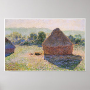Haystacks i Noon, 1890 Poster