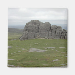 Haytor. Stenar i Devon England. Magnet