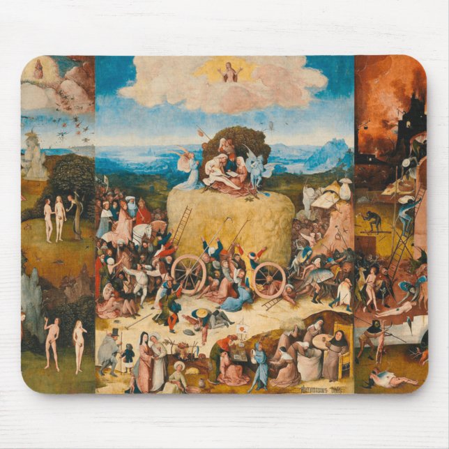 Haywain Triptych - Hieronymus Bosch Musmatta (Framsidan)