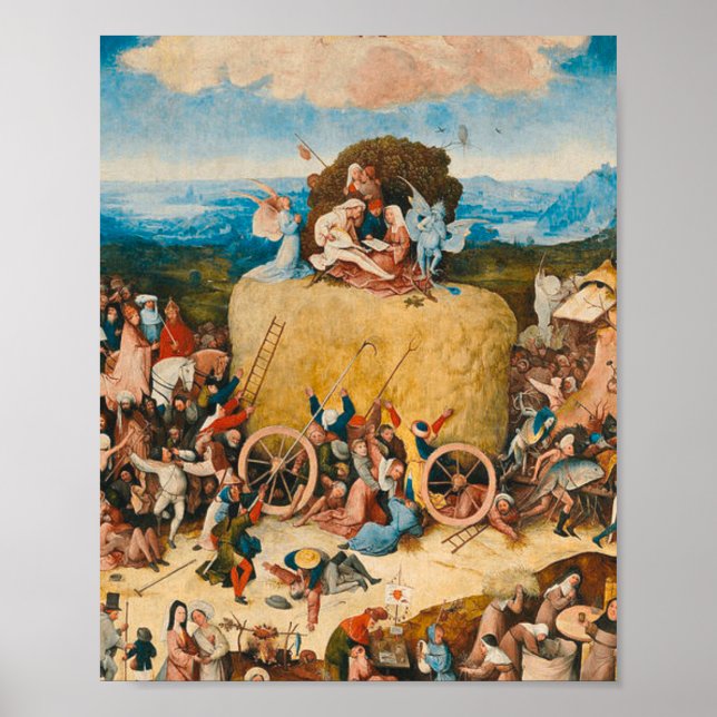 Haywain Triptych - Hieronymus Bosch Poster (Framsidan)