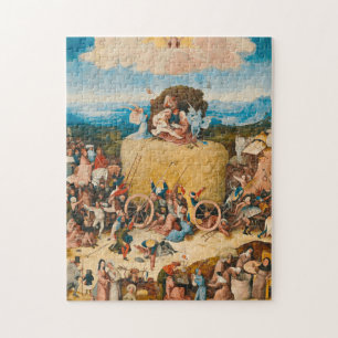 Haywain Triptych - Hieronymus Bosch Pussel