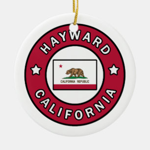 Hayward California Julgransprydnad Keramik