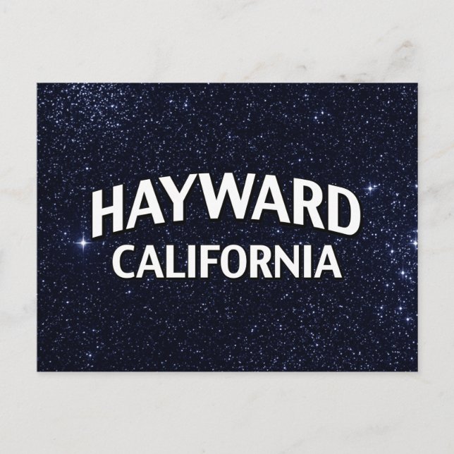 Hayward California Vykort (Framsida)