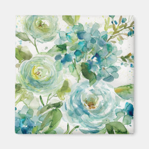 HAZ06 kyler vattenfärgen Floral.tif Magnet