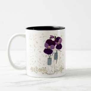 HAZ36 inspirerad Purple.tif Två-Tonad Mugg