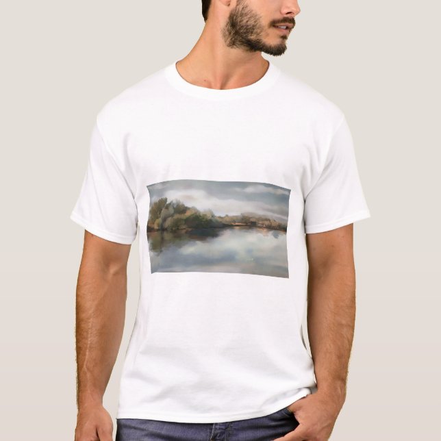 HAZ93 flod Fields.tif T Shirt (Framsida)