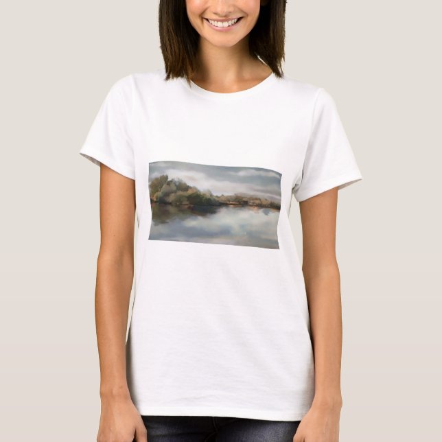 HAZ93 flod Fields.tif T Shirt (Framsida)