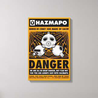 Haz Classic Poster (B1_All 3) på arbetsytan Canvastryck