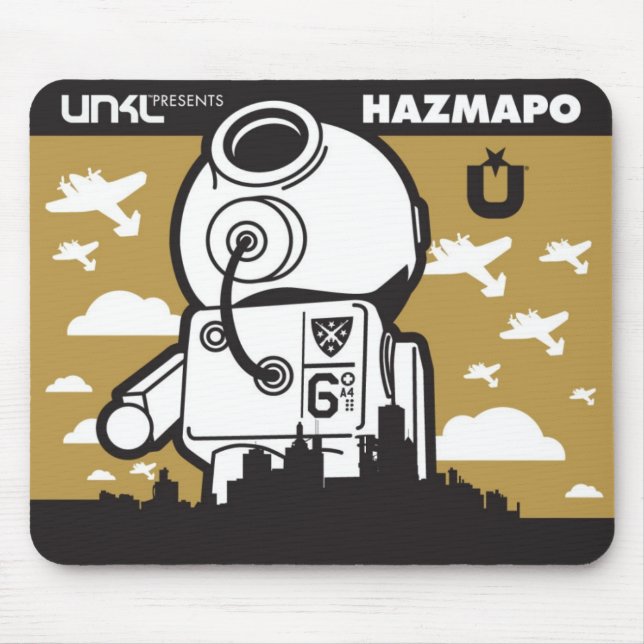 Haz Mousepad - brunt Musmatta (Framsidan)