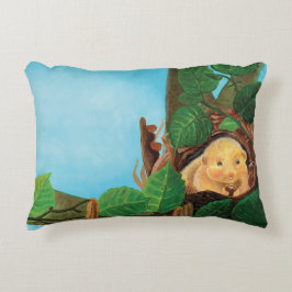 Hazal dormus ätande hasselnut prydnadskudde