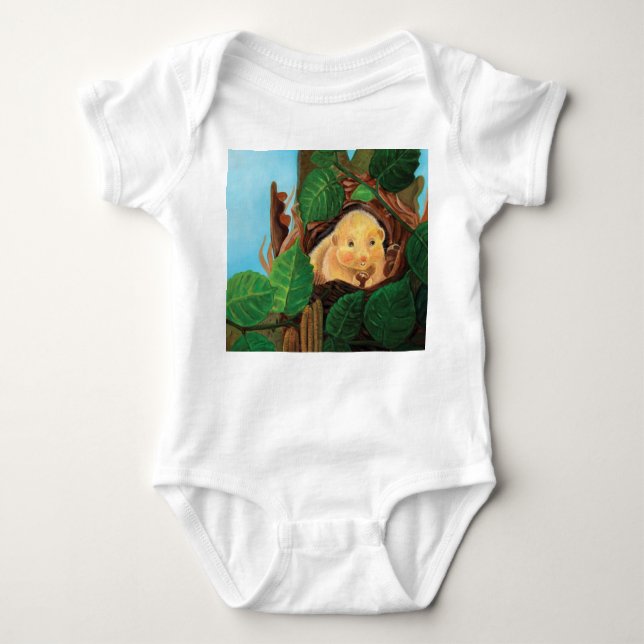 Hazal dormus ätande hasselnut t shirt (Framsida)