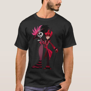 Hazbin Hotel Alastor och Rosie T Shirt