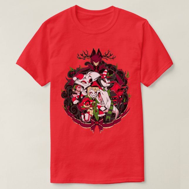Hazbin Hotel jul T Shirt (Design framsida)