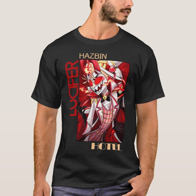 Hazbin Hotel Lucifer T Shirt (Framsida)