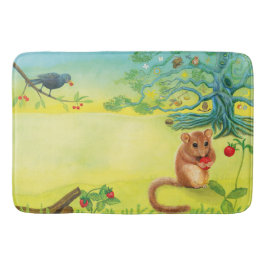 Hazel Dormus Eating Vild Strawberry Badrumsmatta