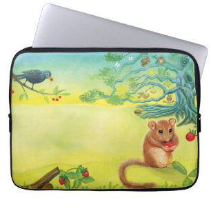 Hazel Dormus Eating Vild Strawberry Laptop Fodral