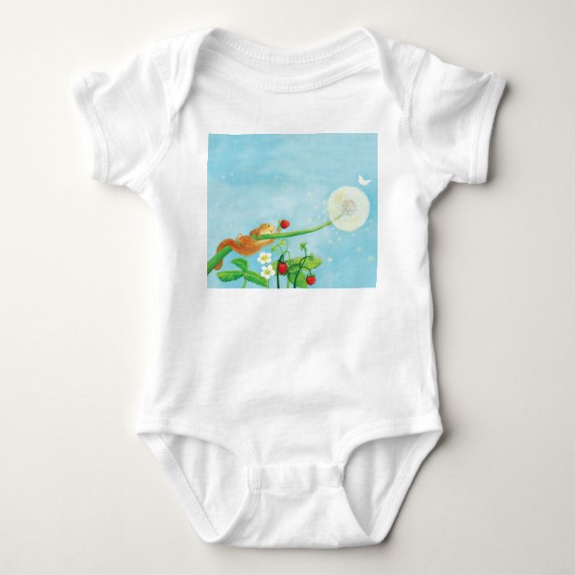 Hazel Dormus, jordgubbar och vild puff T Shirt (Framsida)