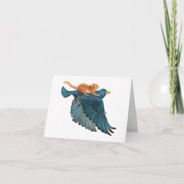 Hazel dormus & Starling-flygning Kort (Framsida)