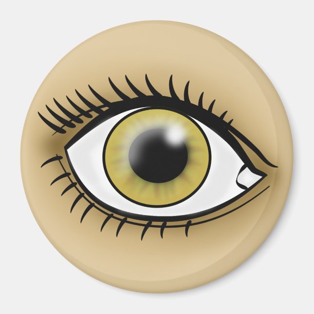 Hazel Eye-ikon Magnet (Framsidan)