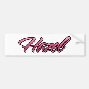 Hazel faded rosa Aufkleber Sticker Bildekal