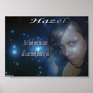 hazel kärlek poster