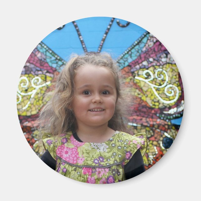 Hazel S Butterfly Magnet (Framsidan)