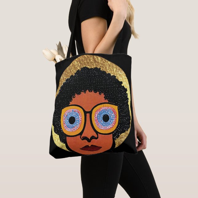 Hazel the Visionary Tote Bag Tygkasse (Närbild)