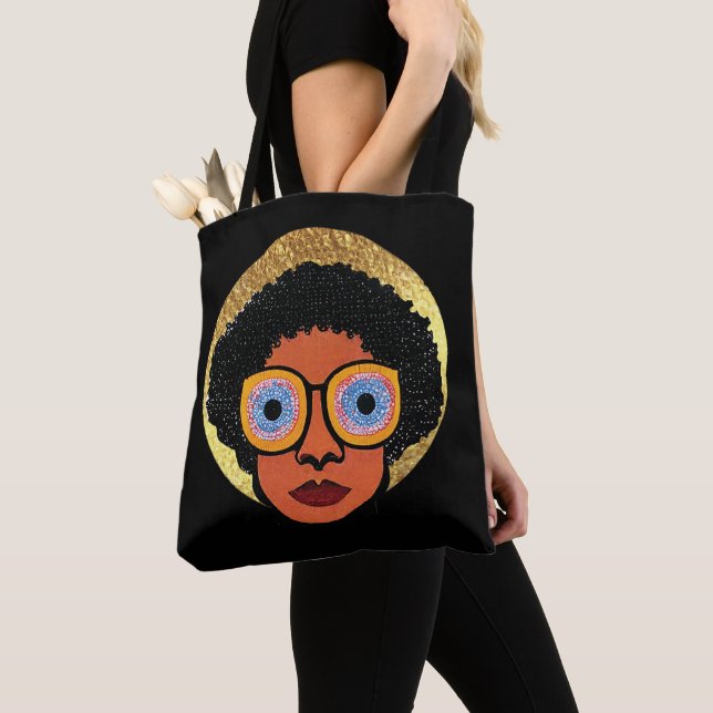 Hazel the Visionary Tote Bag Tygkasse (Närbild)